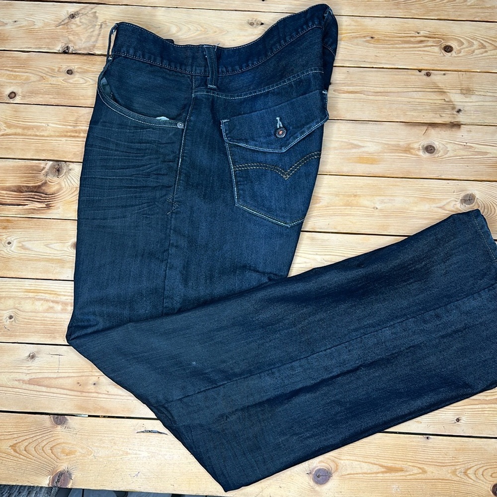Levi's 514 Men's Deep Indigo Relaxed Jeans Sz 36X32